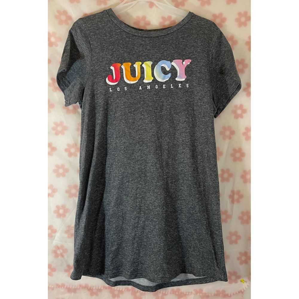 Juicy Couture‎ Tshirt Dress size Large Multi Color